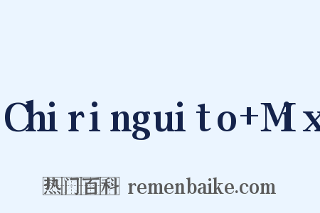 Chiringuito+Mix是什么意思的图片